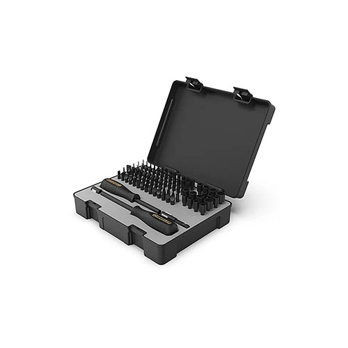 The Wheeler 100 Piece Professional Screwdriver Set offers a comprehensive bit assortment, comfortable grips, and a custom case for easy organization—ideal for any gunsmith.